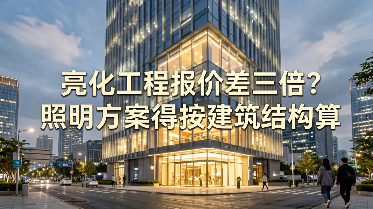 亮化工程报价差三倍？照明方案得按建筑结构算