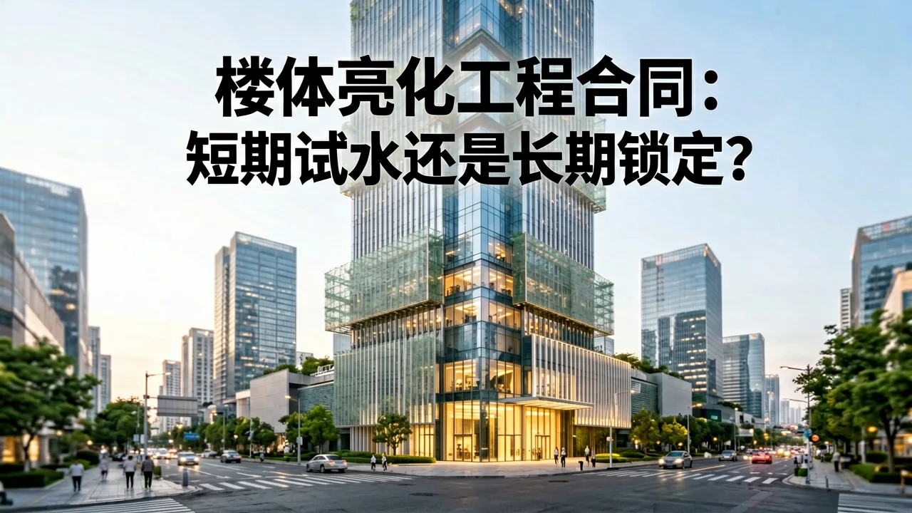 楼体亮化工程合同：短期试水还是长期锁定？
